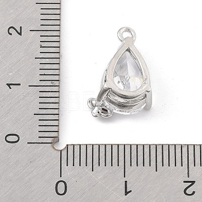 Brass Micro Pave Cubic Zirconia Pendants KK-K371-40A-P-1