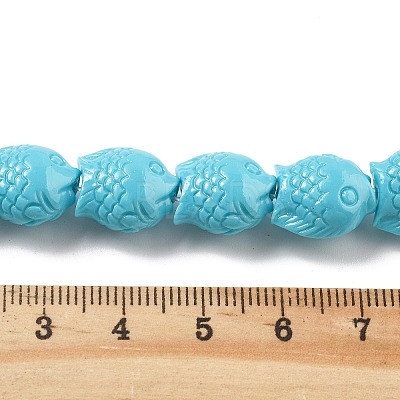Synthetic Coral Carved Beads Strands CORA-C003-13B-04-1