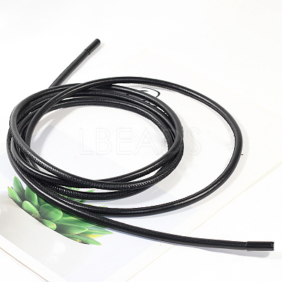 Round PU Leather Cord Tie Knot Belts for Dress DIY-WH20007-802B-02-1