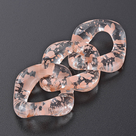 Transparent Acrylic Linking Rings OACR-N009-016A-06-1
