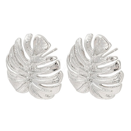 Brass Stud Earring Findings LS-KK-Z099-04P-03-1