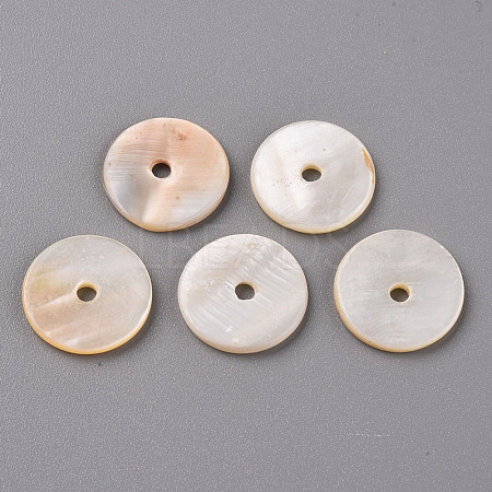 Natural Freshwater Shell Beads SHEL-R144-30C-1