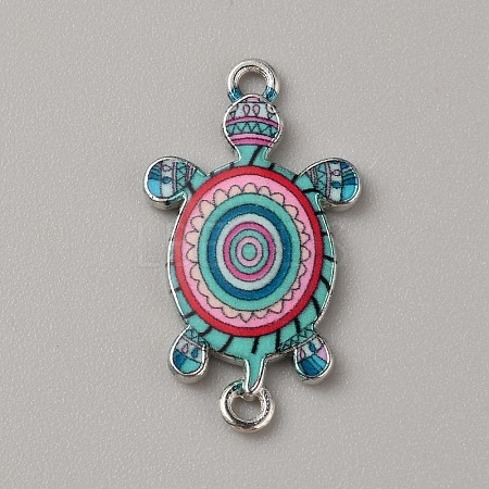 Alloy Enamel Connector Charms ENAM-WH0061-47I-1