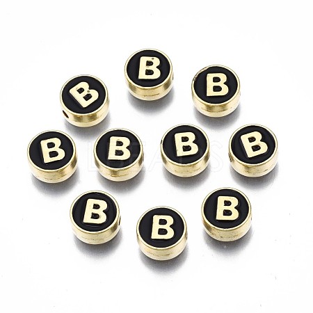 Alloy Enamel Beads ENAM-N052-006-02B-RS-1