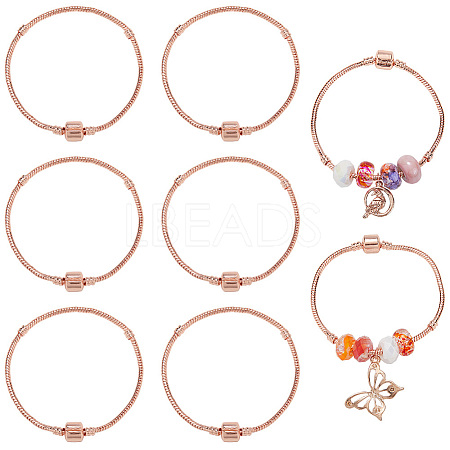 6Pcs Brass European Style Bracelet Making PPJ-SC0001-01A-1