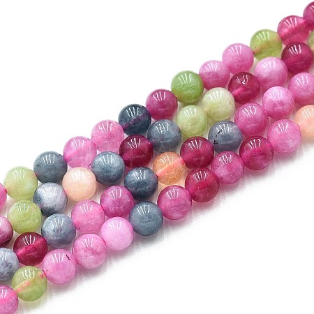 Natural Quartz Beads Strands G-N355-6mm-11-1