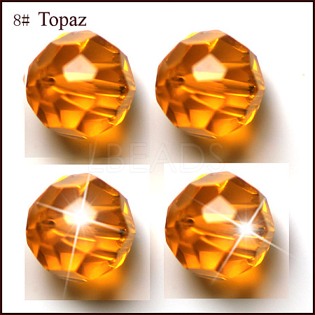 Imitation Austrian Crystal Beads SWAR-F021-8mm-248-1