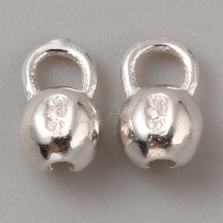 925 Sterling Silver Bead Tips FIND-WH0422-44A-1