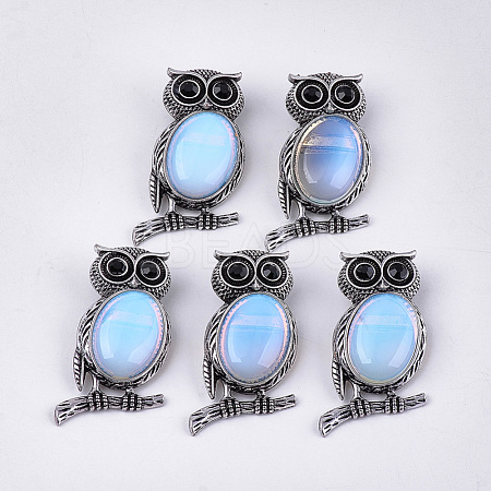 Opalite Brooches/Pendants G-S353-05G-1