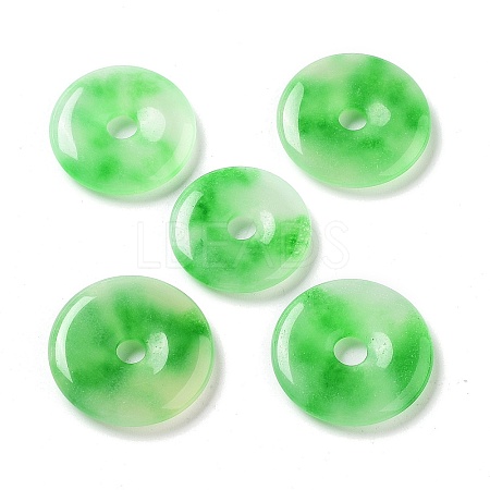 Dyed Natural White Jade Pendants G-Q016-05A-01-1