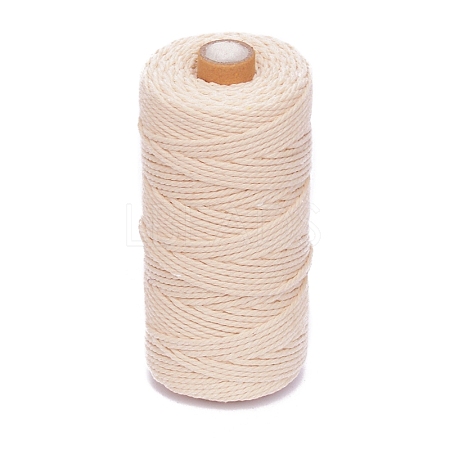 100M Round Cotton Braided Cord PW-WG54274-43-1