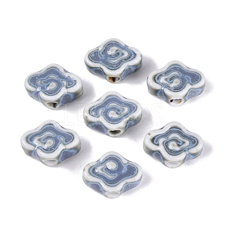 Handmade Porcelain Beads PORC-Q008-09B-1