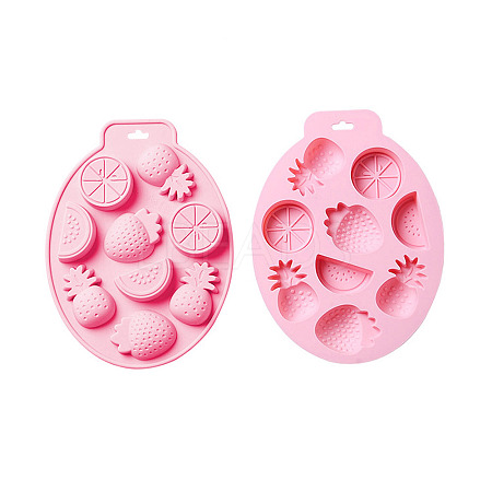 2Pcs Fruit Shape DIY Silicone Molds DIY-CJ0002-05-1