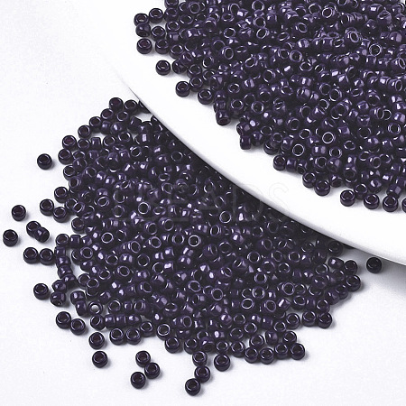 Baking Paint Glass Seed Beads X-SEED-S042-05A-01-1