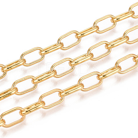 Brass Cable Chains CHC-T018-26G-1