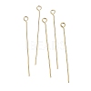 Brass Eye Pins KK-H502-02G-G-1