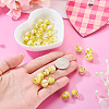 30Pcs Handmade Gold Sand Lampwork Beads LAMP-TA0002-37E-5