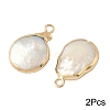 2Pcs Baroque Natural Keshi Pearl Pendants PEAR-YW0001-15-1