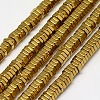 Electroplate Non-magnetic Synthetic Hematite Beads Strands G-J165-2mm-02-1
