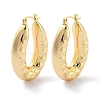 Brass Hoop Earrings EJEW-H301-06G-1