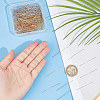 400Pcs 2 Colors 304 Stainless Steel Flat Head Pins STAS-UN0055-19-4