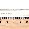 1MM Brass Box Chain Necklaces NJEW-M108-11G-3