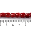 Handmade Lampwork Chevron Beads Strands X-LAMP-K041-01B-09-5