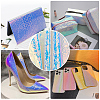 Laser PVC Leather Fabric FIND-WH0139-76B-5