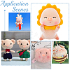 150Pcs 4 Style Plastic Doll Safety Noses DIY-GA0004-65-5