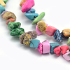 Synthetic Turquoise Beads Strands X-G-P332-24C-2