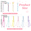 2Bags 2 Styles Korean Waxed Polyester Cord Pendant Decorations HJEW-SC0003-03-2