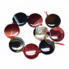 Natural Multi-Color Agate Beads Strands G-S370-075-2