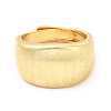 Rack Plating Brass Plain Band Adjustable Ring for Women RJEW-E064-18G-2