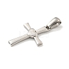 Non-Tarnish 304 Stainless Steel Pendants STAS-C102-14P-2