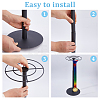 Rotatable Iron Medal Display Stands ODIS-WH0086-217-3