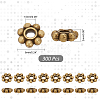 300Pcs Tibetan Style Alloy Beads Daisy Spacer Beads TIBEB-PH0005-05AB-2