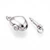 925 Sterling Silver Box Clasps STER-T007-134P-2