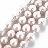 Natural Keshi Pearl Beads Strands PEAR-S020-F08-2