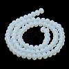 Imitation Jade Solid Color Glass Beads Strands EGLA-A034-J10mm-MD06-4