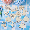 Wooden Cutouts Ornaments WOOD-TA0002-39-13