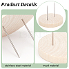 Wooden Crochet Doll Base Support Rack WOOD-WH0131-20B-4