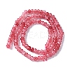 Dyed Natural Malaysia Jade Rondelle Beads Strands G-E316-2x4mm-62-4