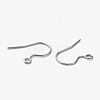 304 Stainless Steel Earring Hooks STAS-L253-003P-3