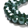 Electroplate Opaque Glass Beads Strands EGLA-A035-P6mm-A06-3