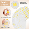 Round Dot Paper Sealing Stickers DIY-WH0349-137F-4