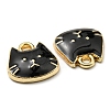 Golden Plated Alloy Charms ENAM-L042-01G-04-3