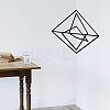 Translucent PVC Self Adhesive Wall Stickers STIC-WH0015-041-3