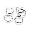 Tarnish Resistant 304 Stainless Steel Saw Cut Open Jump Rings STAS-P212-25P-07-1