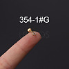 316L Stainless Steel Micro Pave Cubic Zirconia Cartilage Earrings WG094CA-19-1