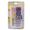 10 Colors 6mm Tiny Satin Luster Glass Pearl Round Beads Assortment Mix Lot for Jewelry Making Multicolor HY-PH0004-6mm-01-B-6